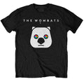 Black - Front - Wombat Unisex Adult Rainbow Eyes Cotton T-Shirt