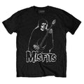 Black - Front - Misfits Unisex Adult Bass Fiend Cotton T-Shirt
