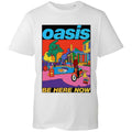 White - Front - Oasis Unisex Adult Be Here Now Illustration Cotton T-Shirt