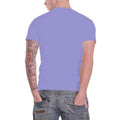 Purple - Back - Prince Unisex Adult Heart Cotton T-Shirt