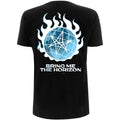 Black - Back - Bring Me The Horizon Unisex Adult Globe Cotton T-Shirt