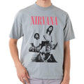 Grey - Front - Nirvana Unisex Adult Bathroom Photograph T-Shirt