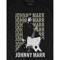 Black - Side - Johnny Marr Unisex Adult Guitar Cotton T-Shirt