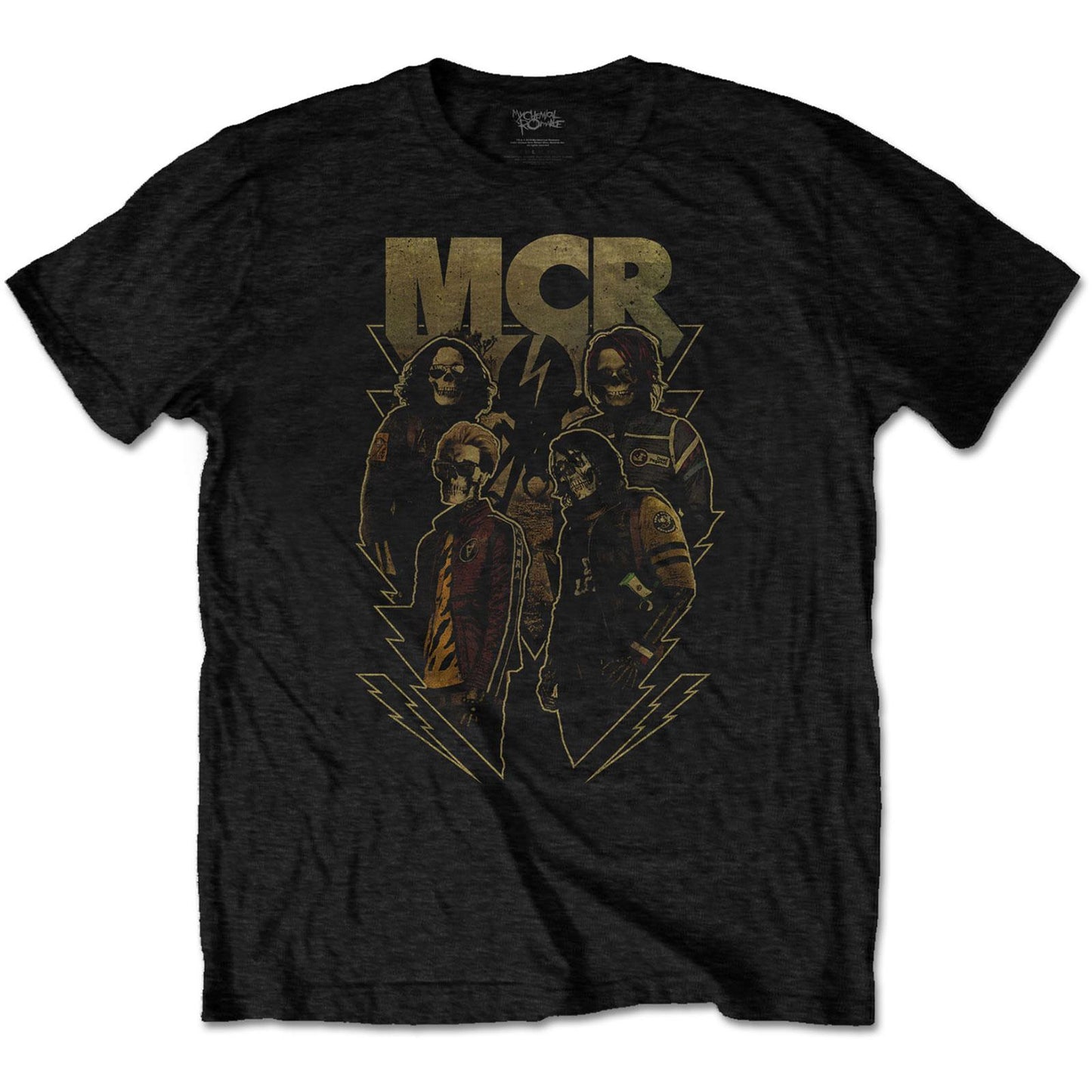 Black - Front - My Chemical Romance Unisex Adult Appetite For Danger T-Shirt