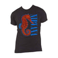 Black - Front - Nirvana Unisex Adult Seahorse Cotton T-Shirt