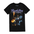 Black - Front - Prince Childrens-Kids Purple Rain Cotton T-Shirt