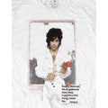 White - Side - Prince Unisex Adult Beautiful Photograph Cotton T-Shirt