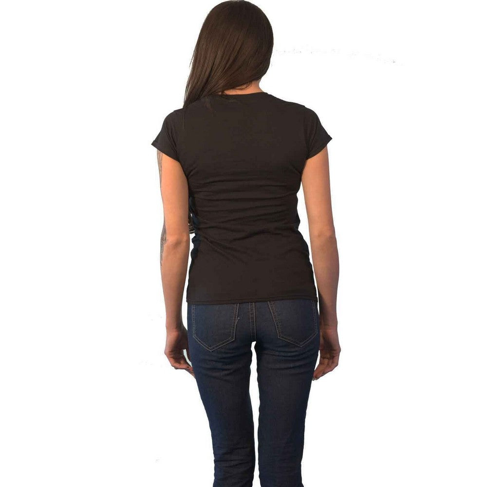 Black - Back - Fleetwood Mac Womens-Ladies Rumours Cotton T-Shirt