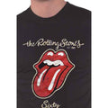 Black - Side - The Rolling Stones Unisex Adult Sixty Plastered Suede T-Shirt