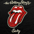 Black - Lifestyle - The Rolling Stones Unisex Adult Sixty Plastered Suede T-Shirt