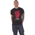Black - Front - Rage Against the Machine Unisex Adult Red Fist Back Print Cotton T-Shirt