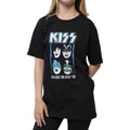 Black - Front - Kiss Childrens-Kids Made For Lovin´ You Cotton T-Shirt