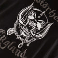 Black - Back - Motorhead Unisex Adult England Embellished Cotton T-Shirt
