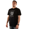 Black - Lifestyle - Motorhead Unisex Adult England Embellished Cotton T-Shirt