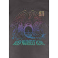 Charcoal Grey - Side - Queen Unisex Adult Keep Yourself Alive Cotton T-Shirt