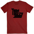 Red - Front - Thin Lizzy Unisex Adult Logo Cotton T-Shirt
