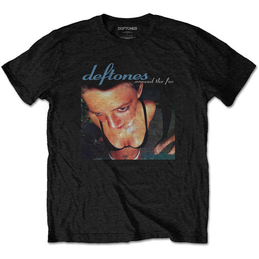 Black - Front - Deftones Unisex Adult Around The Fur Cotton T-Shirt
