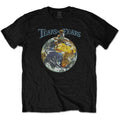Black - Front - Tears For Fears Unisex Adult Earth T-Shirt