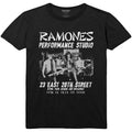 Black - Front - Ramones Unisex Adult East Village T-Shirt