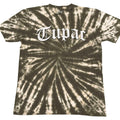 Green - Front - Tupac Shakur Unisex Adult Gothic Logo T-Shirt