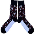 Black - Front - The Rolling Stones Unisex Adult Outline Tongues Ankle Socks