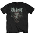 Black - Front - Slipknot Childrens-Kids Infected Goat Cotton T-Shirt