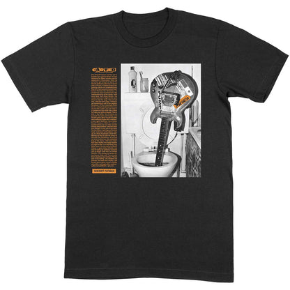 Black - Front - Carter the Unstoppable Sex Machine Unisex Adult Sheriff Fatman T-Shirt