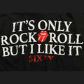 Black - Side - The Rolling Stones Unisex Adult It´s Only R&R But I Like It Foil T-Shirt