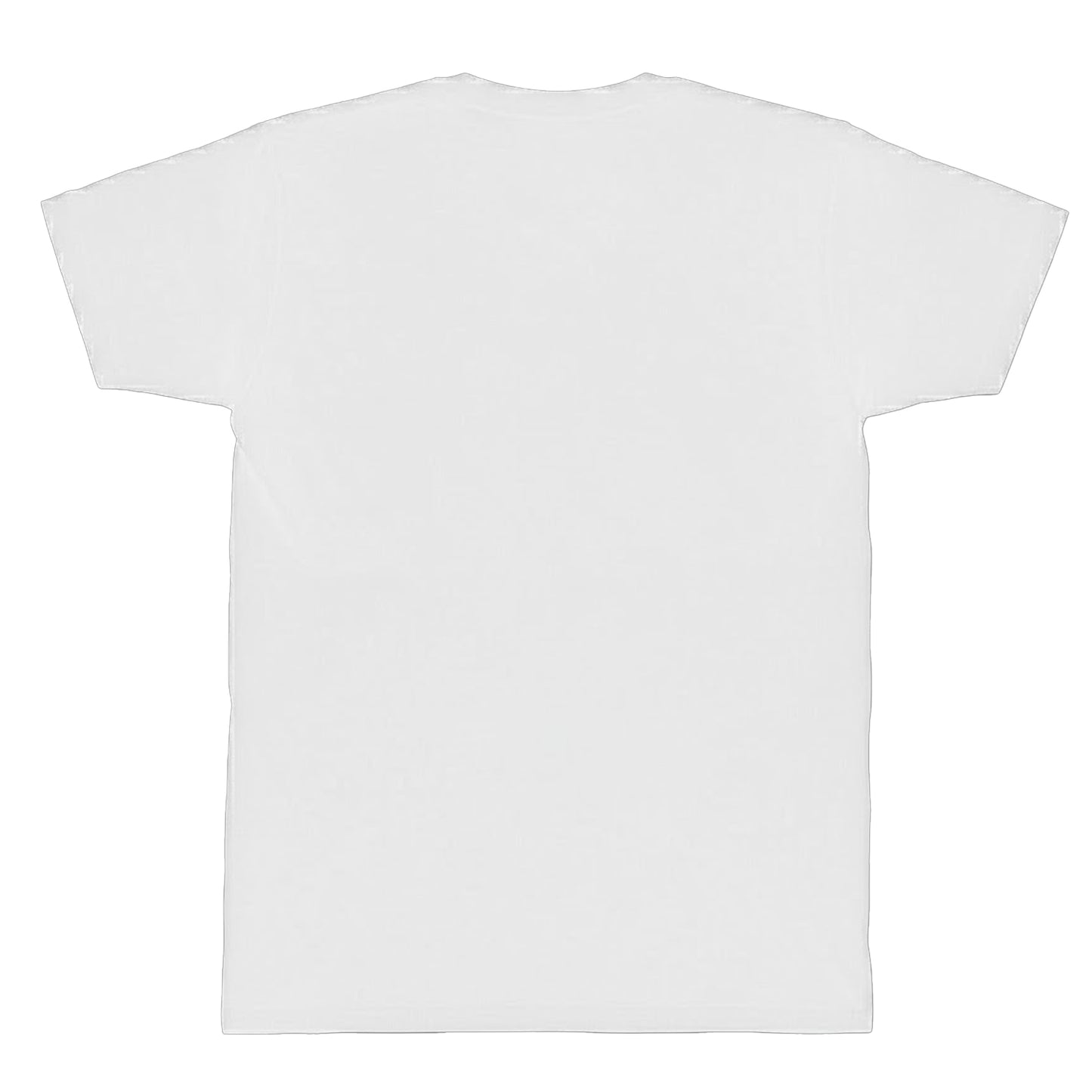 White - Back - Queen Unisex Adult Classic Crest T-Shirt