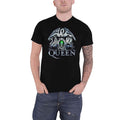 Black - Front - Queen Unisex Adult Metal Crest T-Shirt