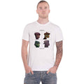 White - Front - Gorillaz Unisex Adult Demon Days Cotton T-Shirt