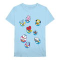 Light Blue - Front - BT21 Unisex Adult Bon Voyage Cotton T-Shirt