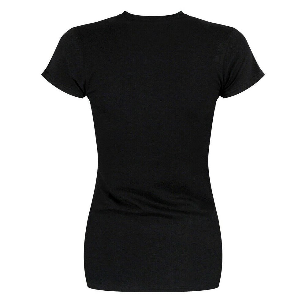 Black - Back - Kiss Womens-Ladies Made For Lovin´ You Cotton T-Shirt