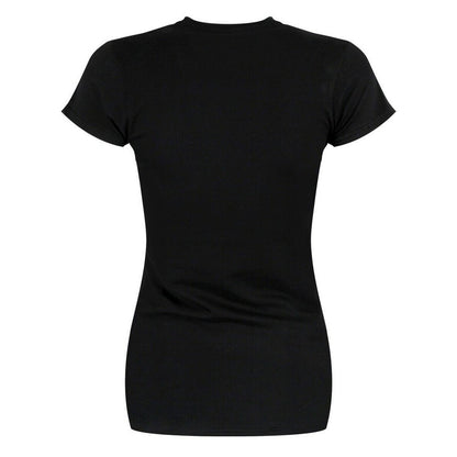 Black - Back - Kiss Womens-Ladies Made For Lovin´ You Cotton T-Shirt