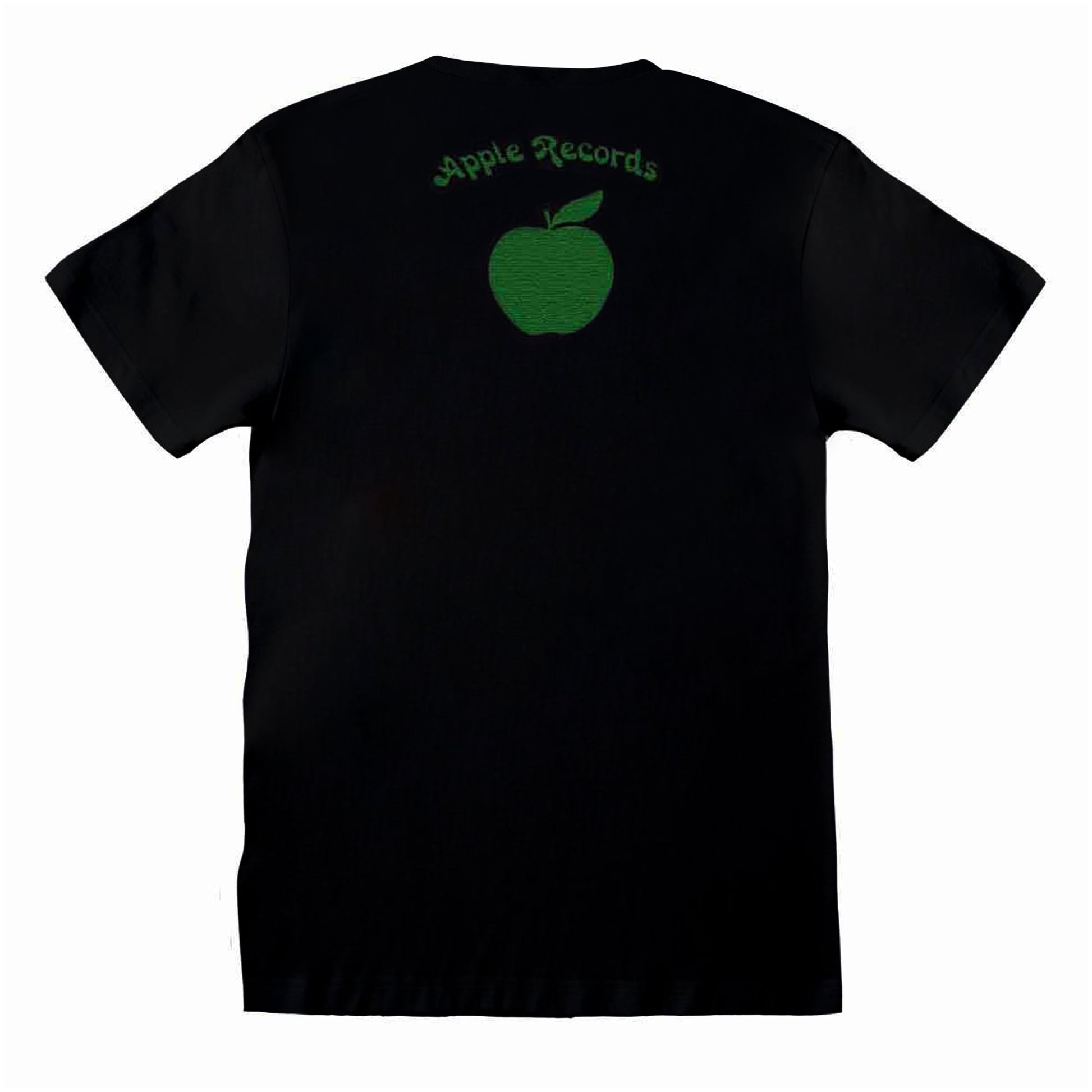 Black - Back - The Beatles Womens-Ladies A Is For Apple Back Print T-Shirt