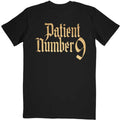 Black-Gold - Back - Ozzy Osbourne Unisex Adult Patient No.9 Back Print Cotton Logo T-Shirt