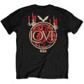 Black - Front - Meat Loaf Unisex Adult Roses Cotton T-Shirt