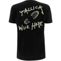 Black - Back - Metallica Unisex Adult Wuz Here Cotton T-Shirt