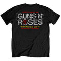 Black - Back - Guns N Roses Unisex Adult Paradise City Rose Circle T-Shirt