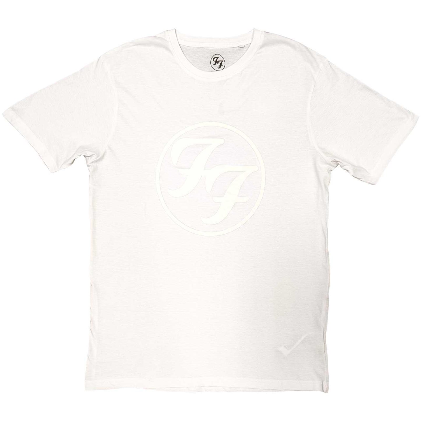 White - Front - Foo Fighters Unisex Adult Logo Cotton T-Shirt