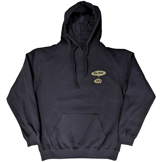 Navy Blue - Front - Blink 182 Unisex Adult Roger Rabbit Pullover Hoodie