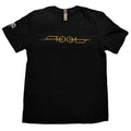 Black - Front - Tool Unisex Adult Torch Cotton Back & Sleeve Print T-Shirt