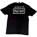 Black - Back - Nine Inch Nails Unisex Adult Self Destruct 94 Cotton T-Shirt