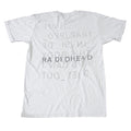White - Back - Radiohead Unisex Adult Trapped Back Print T-Shirt