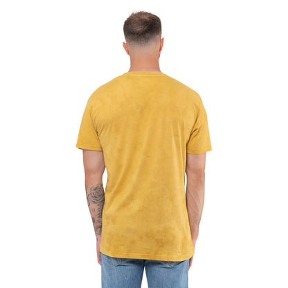 Yellow - Back - Muse Unisex Adult Origin Of Symmetry Mineral Wash T-Shirt