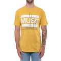 Yellow - Front - Muse Unisex Adult Origin Of Symmetry Mineral Wash T-Shirt