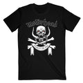 Black - Front - Motorhead Unisex Adult March Or Die Song Lyrics Cotton T-Shirt