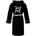 Black-White - Back - Metallica Unisex Adult Load-Reload Star Robe