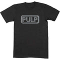 Black - Front - Pulp Unisex Adult Different Class Logo Cotton T-Shirt