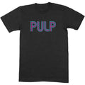 Black - Front - Pulp Unisex Adult Intro Logo Cotton T-Shirt